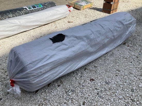 UNUSED OUTDOOR PATIO FABRIC SCREEN COVER / SUNSCREEN NET, APPROX 19.68FT X 164FT, UPF50 + 90% UV ...