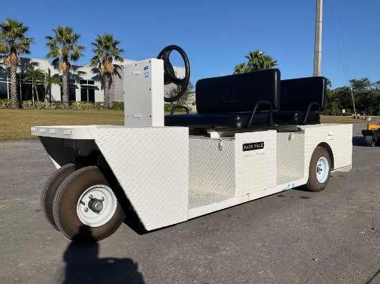 2016 WESLEY INTERNATIONAL PACK MULE CART MODEL PC-640-6CA, ELECTRIC, LOW HRS SHOWING, 36V, LOAD 1...