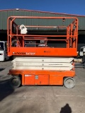 2015 SNORKEL SCISSOR LIFT MODEL S4726E ANSI, ELECTRIC, APPROX MAX PLATFORM HEIGHT 26FT, BUILT IN ...