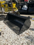 ( 1 ) UNUSED... BUCKET ATTACHMENT FOR MINI EXCAVATOR, APPROX 31in WIDE