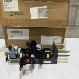 ( 2) PARKER MAC PNEUMATIC DESTACKER 150k033g01 R75-02A PID-590JJ 55B-11-PI-590JJ