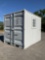 10FT OFFICE / STORAGE CONTAINER, FORK POCKETS WITH SIDE DOOR ENTRANCE & SIDE WINDOW,... APPROX 99...