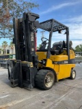 YALE GLC100MJNGAE084 FORKLIFT, LP POWERED, MAX HEIGHT 163in, RUNS & OPERATES...