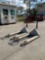 ( 2 ) CROWN HYDRAULIC PALLET JACKS MODEL PTH50, APPROX MAX CAPACITY 5000LBS, CONDITION UNKNOWN