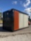 UNUSED INDUSTRIAL 13FT CONTAINER OFFICE, APPROX 13FT L x 7FT W x 94in...T, SOFA / DESK