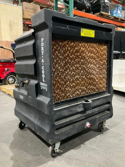 PORT A COOL PORTABLE EVAPORATIVE COOLING UNIT MODEL PACCYC02, APPROX 115 VAC, CYCLONE 2000 2 SPEED
