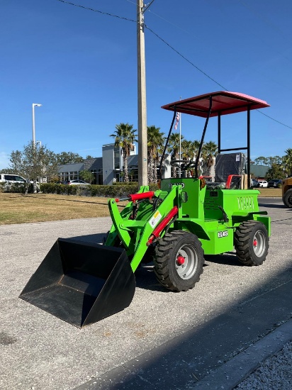 UNUSED 2024 EL45 WHEEL LOADER, ELECTRIC, 60V,......BUCKET APPROX 40in W, BATTERY CHARGER INCLUDED...