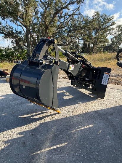 UNUSED 2024 LANDHONOR...BIG ARM BACKHOE ATTACHMENT MODEL BH-11-06H FOR UNIVERSAL SKID STEER