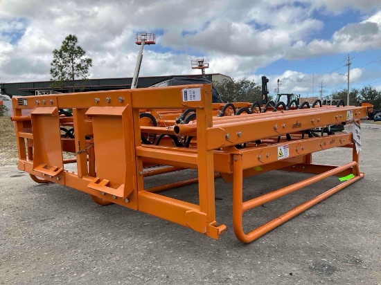UNUSED 2024 LANDHONOR...HAY ACCUMULATOR GRAPPLE...ATTACHMENT MODEL HAG-12-24Q...FOR UNIVERSAL SKI...