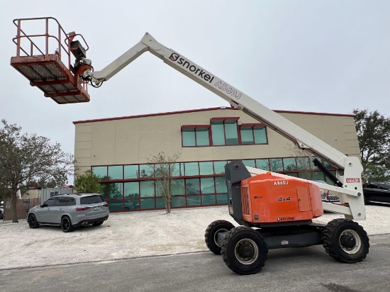 2017 SNORKEL AB60J 4x4 ARTICULATING BOOM LIFT,