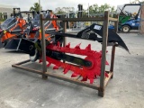 UNUSED 2024 GIYI TRENCHER MODEL GY-X380, APPROX TRENCHING DEPTH 37in