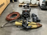 RESCUE TOOLS WHICH INCLUDES ( 2 ) HOSE ,PUMP & ATTACHMENT