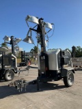 2019...ALLMAND NIGHT-LITE V-SERIES GENERATOR WITH LIGHT TOWER, DIESEL, KUBOTA ENGINE, TRAILER MOU...
