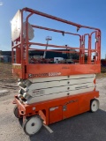 2019 SNORKEL SCISSOR LIFT MODEL S3226E ANSI , ELECTRIC, APPROX MAX PLATFORM HEIGHT 26FT, NON MARK...