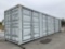2024 40FT STORAGE CONTAINER, APPROX 102in TALL x 96in WIDE x 40FT DEEP