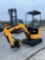 UNUSED LANDHONOR MINI EXCAVATOR MODEL LDH-KV16, GAS POWERED, RUBBER TRACKS, BUCKET WITH TEETH & T...