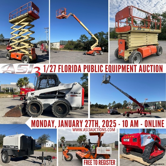 01/27 FL Public Equipment Auction