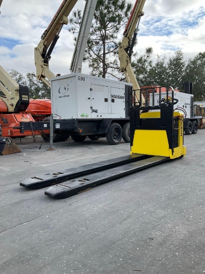 HYSTER PALLET JACK MODEL W80Z, ELECTRIC, APPROX MAX CAPACITY 8000LBS, 24V, FORKS APPROX 8FT L, RUNS