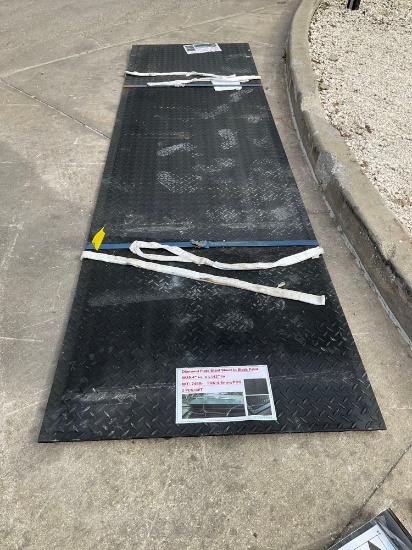 UNUSED DIAMOND PLATE STEEL SHEET , APPROX 39in X 142in , APPROX 2PCS IN SET