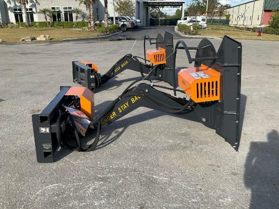 UNUSED 2024 LANDHONOR ARTICULATING BRUSH CUTTER ATTACHMENT MODEL ABC-13-125A FOR UNIVERSAL SKID S...