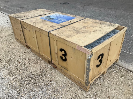 UNUSED GALVANIZED STEEL FENCING KITS WITH GATES FOR YARD, APPROX 5FT H X 8FT W PER PIECE, APPROX ...