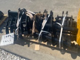 NEW/UNUSED EXCAVATOR ATTACHMENT PACKAGE, QTY 8)... PIECES INCLUDE RAKE, RIPPER, GRABER, 20