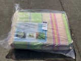 UNUSED HIGH QUALITY WATERPROOF PE TARPAULIN WITH METAL GROMMETS FOR TRUCKS, APPROX 13.12FT W x 19...