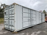 2024 40FT STORAGE CONTAINER, APPROX 102in TALL x 96in WIDE x 40FT DEEP