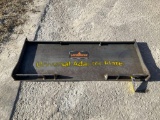 UNUSED LANDHONOR UNIVERSAL ADAPTER PLATE ATTACHMENT SKID STEER