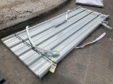 UNUSED POLYCARBONATE ROOF PANEL IN CLEAR, APPROX 35in X 8FT , APPROX 20 PANELS