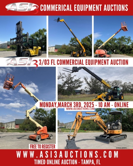 03/03 FL Commercial Equipment Auction