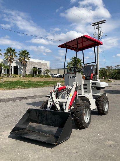 UNUSED 2024 FLAND FL45 WHEEL LOADER, GAS POWERED, BUCKET APPROX 40in W, 13HP,
