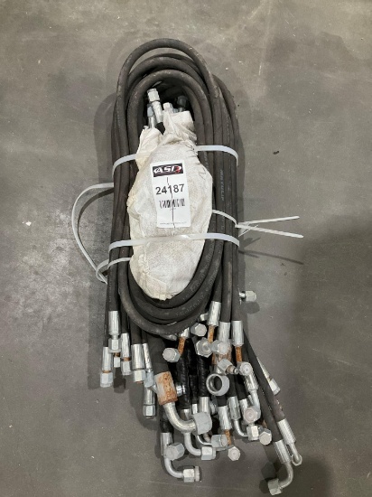 ( 1 ) BUNDLE OF UNUSED 2025 HYDRAULIC HOSES FOR EXCAVATOR, FITS 1-3TON EXCAVATOR