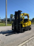 HYSTER FORKLIFT MODEL S120FTS, APPROX MAX CAPACITY 11,550LBS, APPROX MAX HEIGHT 185in