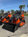 UNUSED 2024 SDLOOL SKID STEER LOADER MODEL SL36C, GAS POWERED, ELECTRIC START, RUBBER TRACKS