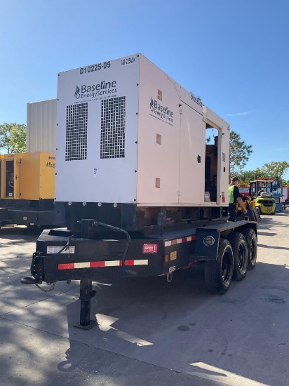 2014 AKSA GENERATORMODEL APD-EPAF250, DIESEL,TRAILER MOUNTED, APPROX 275 KW CONTINUOUS DUTY,APPR