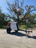 2017 GENERAC MAGNUM MOBILE GENERATOR WITH LIGHT TOWER MODEL MLT6S, DIESEL, KUBOTA ENGINE, TRAILER