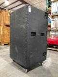 ROLLING DRAW STORAGE BOX, APPROX 30in W x 28in L x 54in H