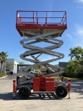 SKYJACK SJ8841 RT, 4X4 DIESEL, APPROX MAX PLATFORM HEIGHT 41FT, OUTRIGGERS, RUNS & OPERATES