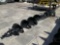 ( 1 ) UNUSED 2025VICSEC AUGER ATTACHMENT FOR EXCAVATOR, APPROX 8in DIA, FITS 1-3 TON EXCAVATOR