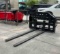 UNUSED 2025 GIYI SIDE SHIFT FORK ATTACHMENT MODEL GY D-CYHC FOR SKID STEER, APPROX 5FT FORKS, APP...