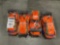 ( 4 ) UNUSED ZYM 2in X 27FT RATCHET STRAPS