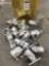 BAG OF ASSORTED ALUMINUM SPEED RAIL COUPLERS, APPROX 15TOTAL IN BAG