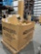 GAYLORD PALLET OF MISC. INDUSTRIAL PARTS  INCLUDES BRACKETS, CONVEYOR BELTS, WEAR STRIPS, PADDLE