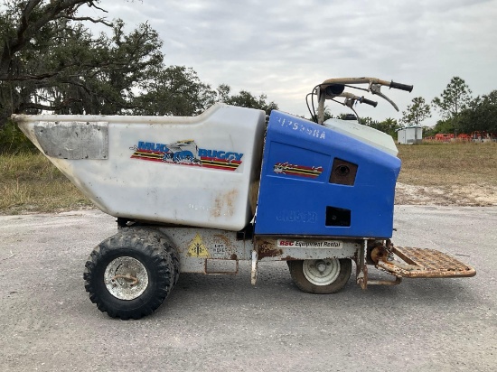 STONE CONCRETE / MUD BUGGY MODEL SB1600; GAS POWERED; RUNS AND OPERATES