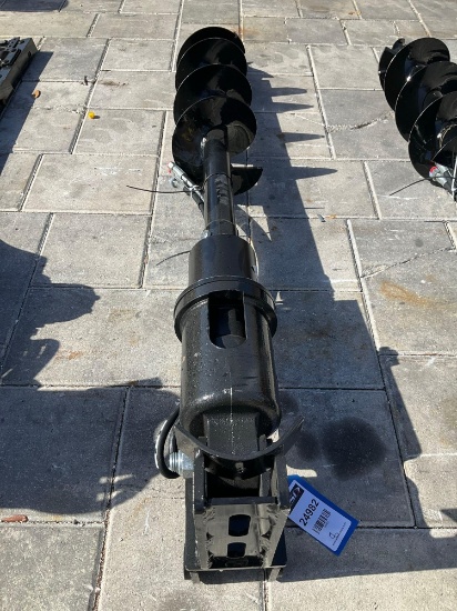 ( 1 ) UNUSED 2025VICSEC AUGER ATTACHMENT FOR EXCAVATOR, APPROX 8in DIA, FITS 1-3 TON EXCAVATOR