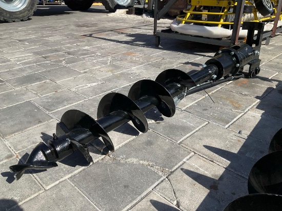 ( 1 ) UNUSED 2025VICSEC AUGER ATTACHMENT FOR EXCAVATOR, APPROX 8in DIA, FITS 1-3 TON EXCAVATOR