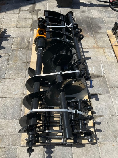 UNUSED 2025VICSEC MINI EXCAVATOR ATTACHMENT SET WHICH INCLUDES ( 1 ) BUCKET WITH TEETH / ( 1 )