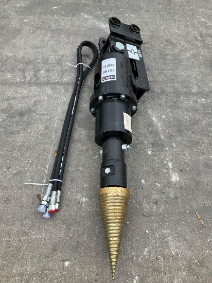 UNUSED 2025 VICSEC HYDRAULIC WOOD DRILL, FITS 1-3TON EXCAVATOR