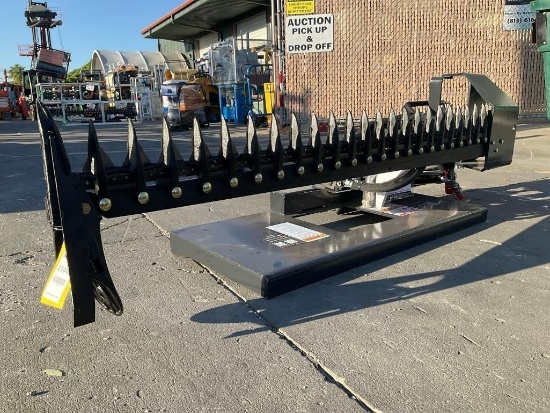 UNUSED 2025WOLVERINE SICKLE BAR MOWER ATTACHMENT MODEL SBM-12-72W FOR UNIVERSAL SKID STEER( PLEASE